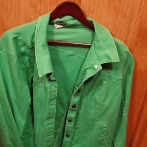 Green Denim Jacket